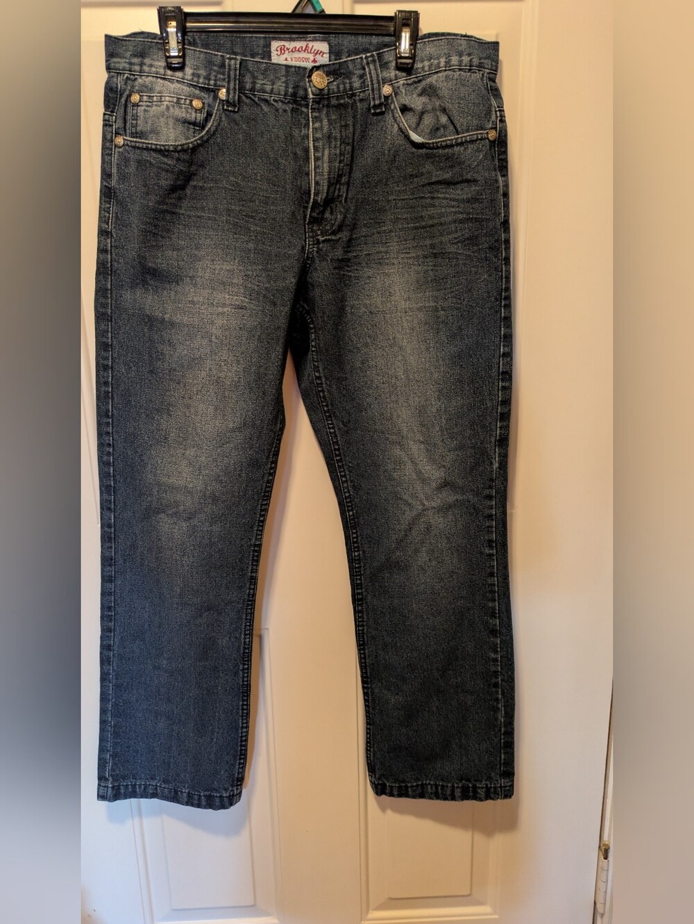 Brooklyn Xpress Dark Wash Blue Jeans